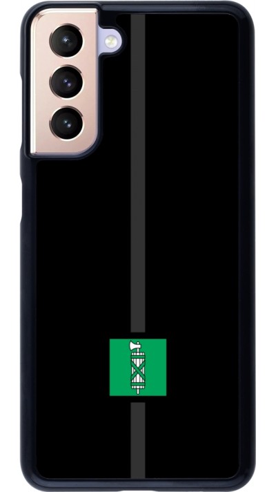 Samsung Galaxy S21 5G Case Hülle - Kanton SG schwarz