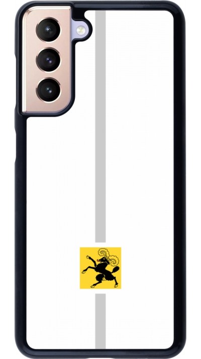 Samsung Galaxy S21 5G Case Hülle - Kanton SH weiss