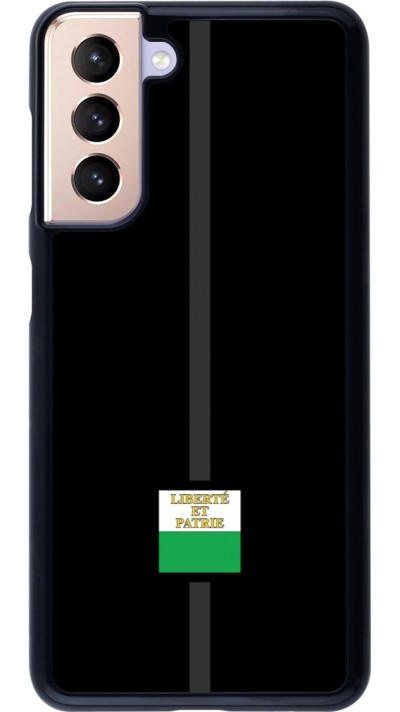 Samsung Galaxy S21 5G Case Hülle - Kanton VD schwarz