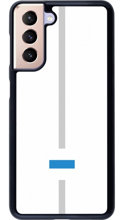 Samsung Galaxy S21 5G Case Hülle - Kanton ZG weiss