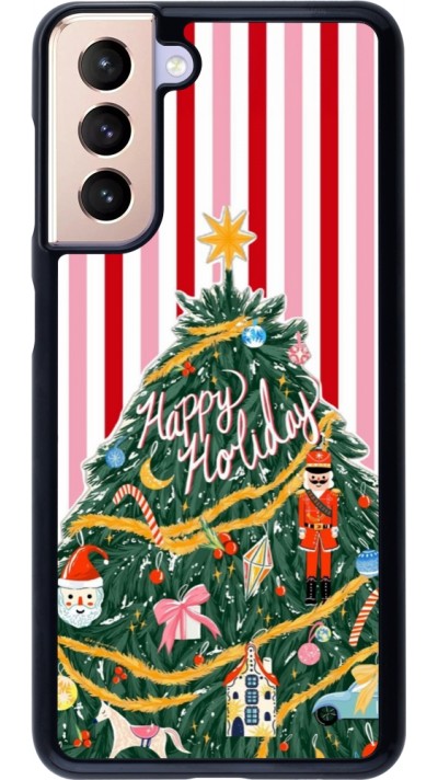 Samsung Galaxy S21 5G Case Hülle - Christmas 25 Happy Holiday