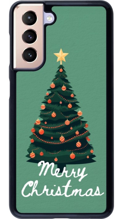Samsung Galaxy S21 5G Case Hülle - Christmas 25 Xmas Tree