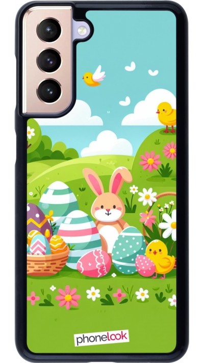 Samsung Galaxy S21 5G Case Hülle - Ostern 2025 Gruen
