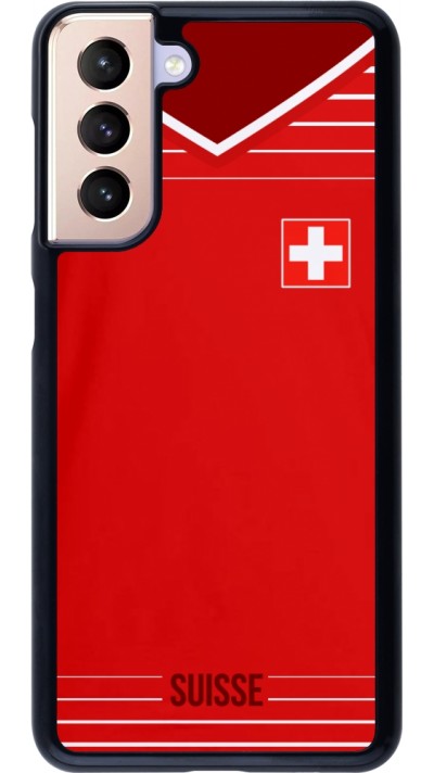 Hülle Samsung Galaxy S21 5G - Football shirt Switzerland 2022