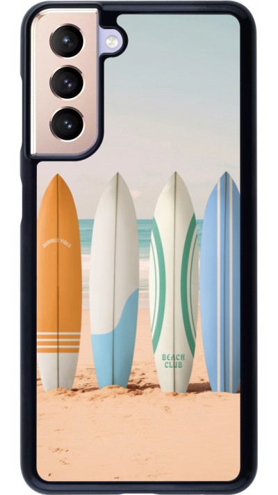 Samsung Galaxy S21 5G Case Hülle - Summer surfboard 2025