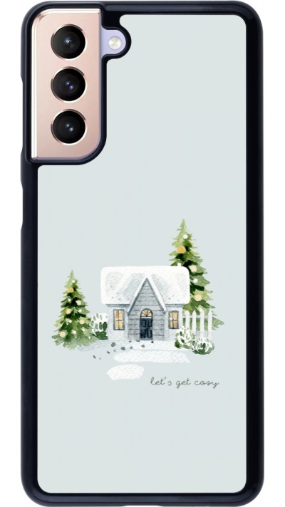 Samsung Galaxy S21 5G Case Hülle - Winter 25 Cosy House