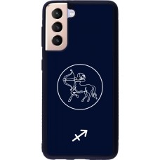Samsung Galaxy S21 5G Case Hülle - Silikon schwarz Astrologie Schütze