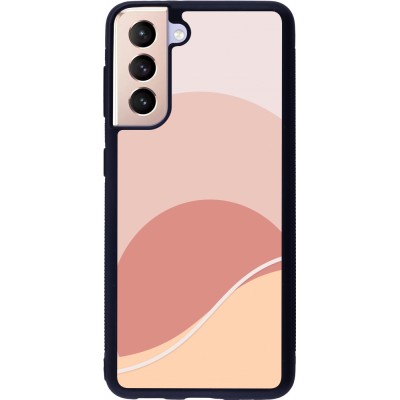 Samsung Galaxy S21 5G Case Hülle - Silikon schwarz Autumn 22 abstract sunrise