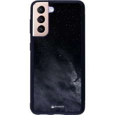 Hülle Samsung Galaxy S21 5G - Silikon schwarz Black Sky Clouds
