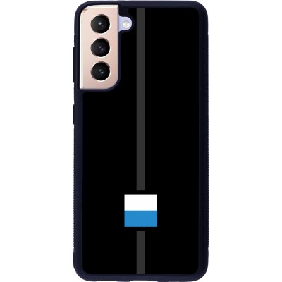 Samsung Galaxy S21 5G Case Hülle - Silikon schwarz Kanton LU schwarz