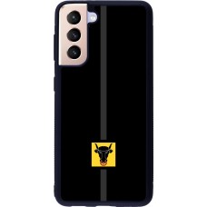 Samsung Galaxy S21 5G Case Hülle - Silikon schwarz Kanton UR schwarz