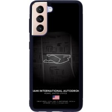 Samsung Galaxy S21 5G Case Hülle - Silikon schwarz F1 Track 2025 Miami