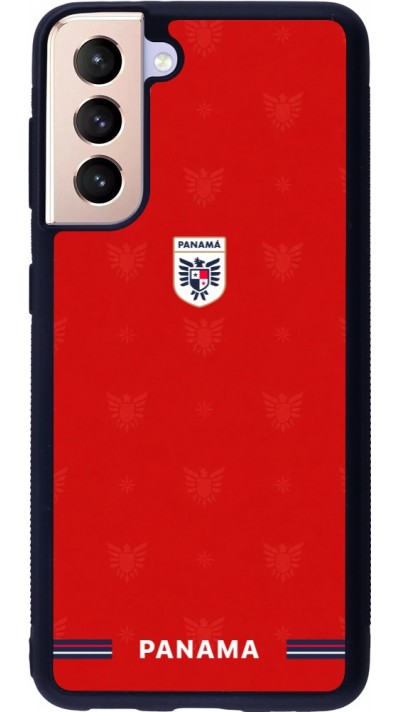 Samsung Galaxy S21 5G Case Hülle - Silikon schwarz Panama 2026 personalisierbares Fussballtrikot