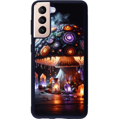 Samsung Galaxy S21 5G Case Hülle - Silikon schwarz Halloween Zaubertrank Magie