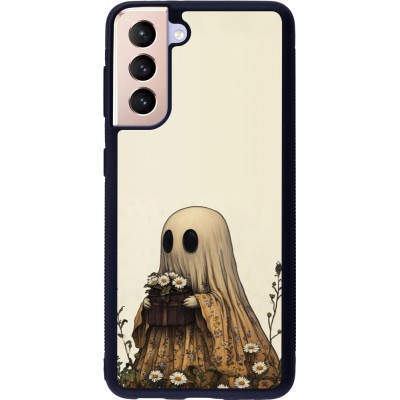 Samsung Galaxy S21 5G Case Hülle - Silikon schwarz Halloween 2025 Ghost gardener