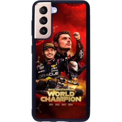 Samsung Galaxy S21 5G Case Hülle - Silikon schwarz Max Verstappen Champion 2023