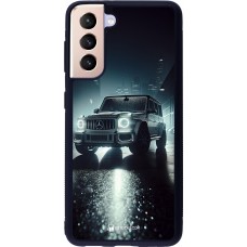 Samsung Galaxy S21 5G Case Hülle - Silikon schwarz Mercedes G AMG Nacht