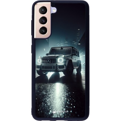 Samsung Galaxy S21 5G Case Hülle - Silikon schwarz Mercedes G AMG Nacht