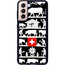 Samsung Galaxy S21 5G Case Hülle - Silikon schwarz Poya Schweiz 1 schwarz