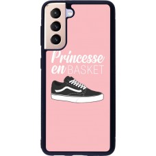 Hülle Samsung Galaxy S21 5G - Silikon schwarz princesse en basket
