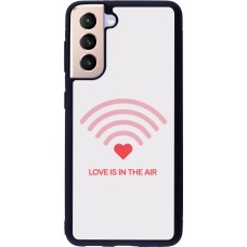 Samsung Galaxy S21 5G Case Hülle - Silikon schwarz Saint Valentines Day 26 Love is in the air