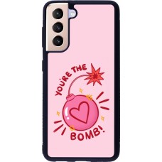 Samsung Galaxy S21 5G Case Hülle - Silikon schwarz Saint Valentines Day 26 You are the bomb