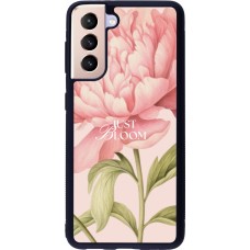 Samsung Galaxy S21 5G Case Hülle - Silikon schwarz Just Bloom Spring 2026