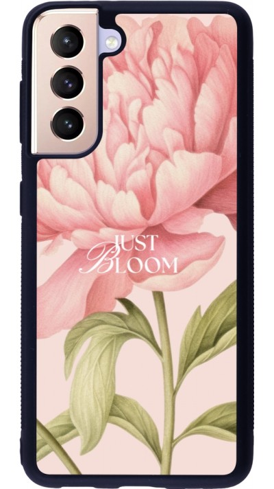 Samsung Galaxy S21 5G Case Hülle - Silikon schwarz Just Bloom Spring 2026