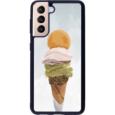 Samsung Galaxy S21 5G Case Hülle - Silikon schwarz Summer 2025 Cornet