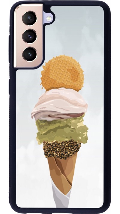 Samsung Galaxy S21 5G Case Hülle - Silikon schwarz Summer 2025 Cornet