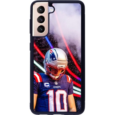 Samsung Galaxy S21 5G Case Hülle - Silikon schwarz Super Bowl 26 Patriots 3