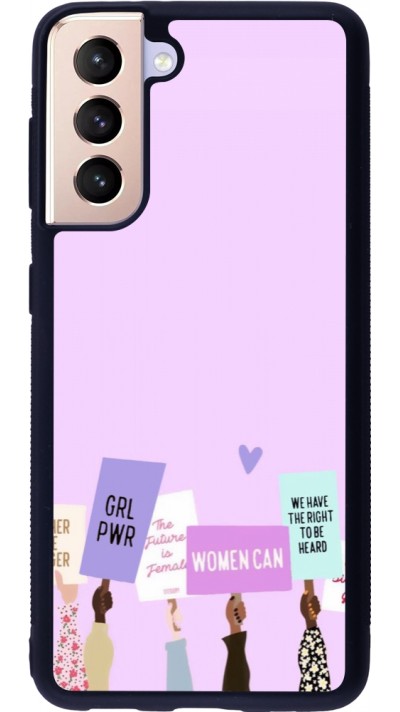 Samsung Galaxy S21 5G Case Hülle - Silikon schwarz Womens day 2026 9