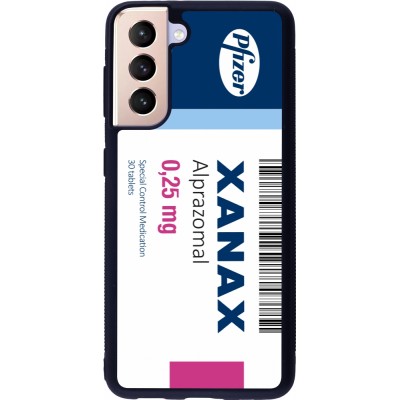 Samsung Galaxy S21 5G Case Hülle - Silikon schwarz Xanax Alprazolam 2025