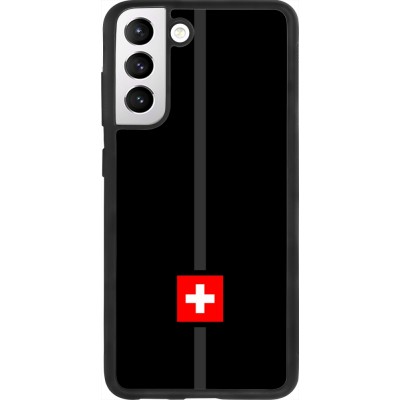 Samsung Galaxy S21 FE 5G Case Hülle - Silikon schwarz Kanton CH schwarz