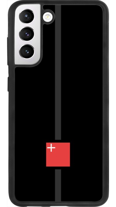 Samsung Galaxy S21 FE 5G Case Hülle - Silikon schwarz Kanton SZ schwarz