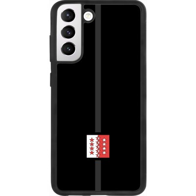 Samsung Galaxy S21 FE 5G Case Hülle - Silikon schwarz Kanton VS schwarz