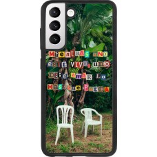 Coque Samsung Galaxy S21 FE 5G - Silicone rigide noir Chairs DTMF