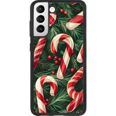 Samsung Galaxy S21 FE 5G Case Hülle - Silikon schwarz Christmas 25 Xmas Stick