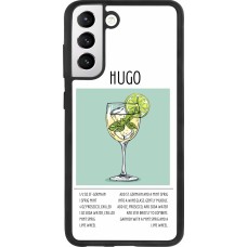 Samsung Galaxy S21 FE 5G Case Hülle - Silikon schwarz Cocktail Rezept Hugo