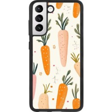 Samsung Galaxy S21 FE 5G Case Hülle - Silikon schwarz Easter 2026 Illustration carrots