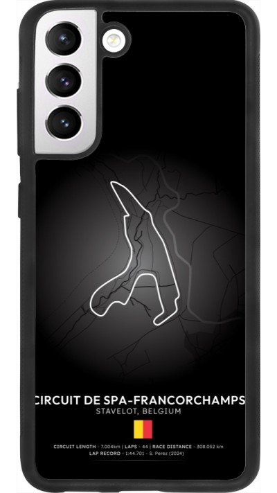 Coque Samsung Galaxy S21 FE 5G - Silicone rigide noir F1 Track 2025 Belgium