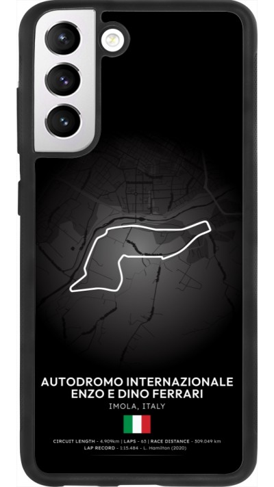 Coque Samsung Galaxy S21 FE 5G - Silicone rigide noir F1 Track 2025 Emilia-Rogmana