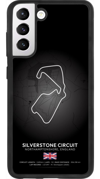 Coque Samsung Galaxy S21 FE 5G - Silicone rigide noir F1 Track 2025 Great Britan