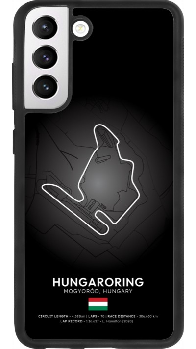 Coque Samsung Galaxy S21 FE 5G - Silicone rigide noir F1 Track 2025 Hungary