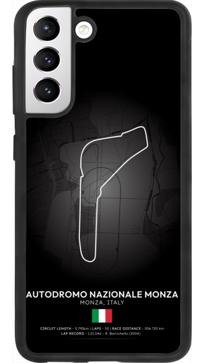 Coque Samsung Galaxy S21 FE 5G - Silicone rigide noir F1 Track 2025 Italy