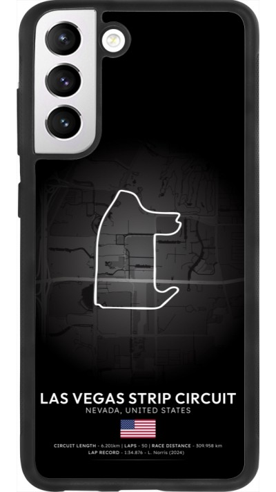 Coque Samsung Galaxy S21 FE 5G - Silicone rigide noir F1 Track 2025 Las Vegas