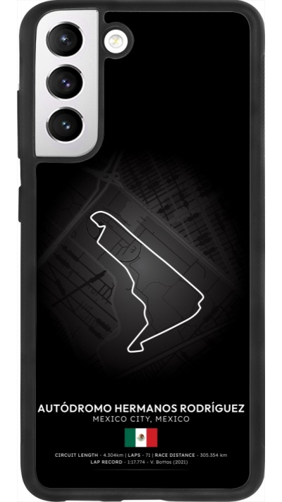 Coque Samsung Galaxy S21 FE 5G - Silicone rigide noir F1 Track 2025 Mexico