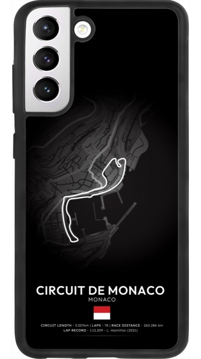 Coque Samsung Galaxy S21 FE 5G - Silicone rigide noir F1 Track 2025 Monaco