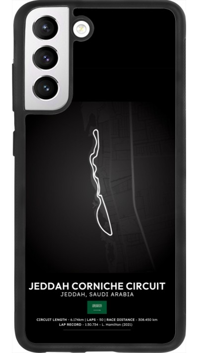 Coque Samsung Galaxy S21 FE 5G - Silicone rigide noir F1 Track 2025 Saudi Arabia