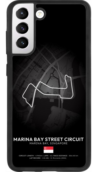 Coque Samsung Galaxy S21 FE 5G - Silicone rigide noir F1 Track 2025 Singapore